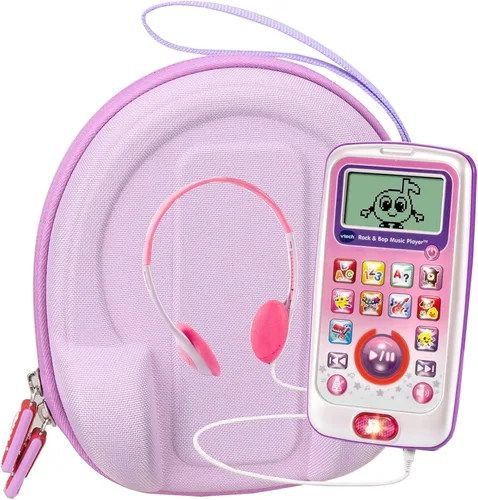 Vista 4 de Mchoi Estuche rígido de almacenamiento de viaje para reproductor de música VTech Rock y Bop, solo funda