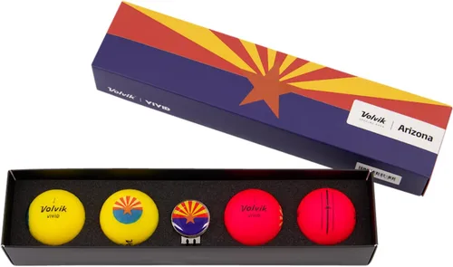 Volvik Vivid City, State, Country Edition Golf Ball Gift Sets