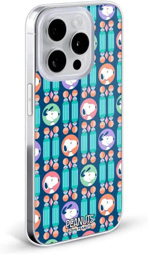 Vista 2 de Head Case Designs Snoopy Deco Dreams - Funda de gel suave con licencia oficial de Peanuts Blue Pattern compatible con Apple iPhone 7 Plus/iPhone 8