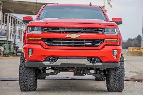 Vista 4 de Rough Country Soportes de grillete de gancho de remolque para Chevy Silverado 1500 2014-2018 - RS169