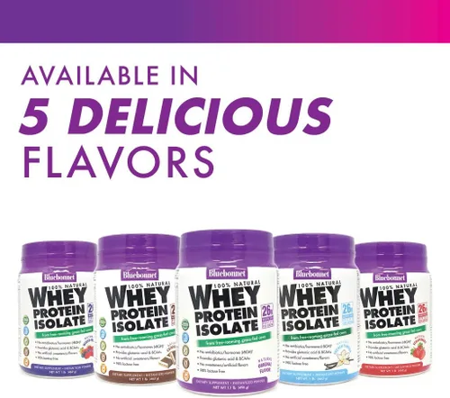 Vista 10 de Bluebonnet Nutrition Whey Protein Aislado en polvo, suero de vacas