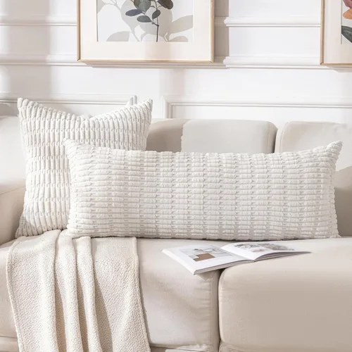 Vista 89 de Fancy Homi Paquete de 2 fundas de almohada decorativas color verde azulado de 18 x 18 pulgadas para sala de estar, sofá, cama, sofá, rústico