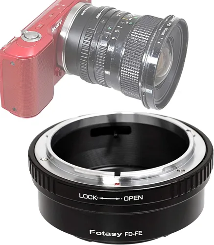 Vista 12 de Fotasy lente ANAF Sony Minolta MA AF para cámara Sony NEX E-Mount, color negro