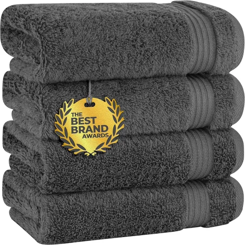 Vista 76 de Cotton Paradise - Alfombras de baño antideslizantes 100% algodón para el baño, 17 x 24 pulgadas, suaves, absorbentes, de secado rápido, lavables a