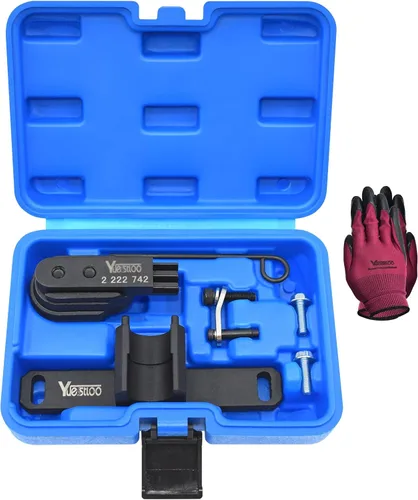 Vista 7 de Herramienta de Sujeción de Volante de Inercia 2801 y Herramienta de Bloqueo de Placa Flexible y Kit de Reparación de Sellos de Aceite 7676 con Eje