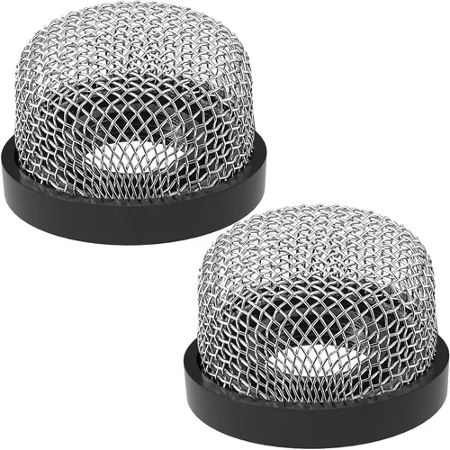 Saillong 2 coladores de malla de acero inoxidable de ¾ pulgadas -14, filtro de pantalla aireador de acero inoxidable compatible con bombas Livewell,