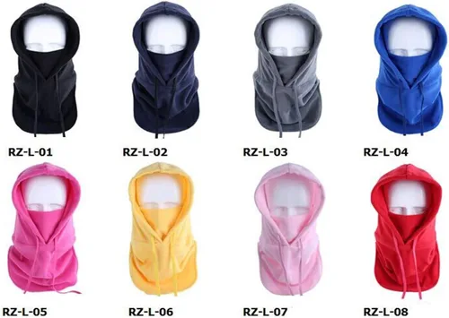 Vista 2 de Pasamontañas de esquí, polaina para el cuello, máscara facial para clima frío/máscaras de capucha resistentes al viento