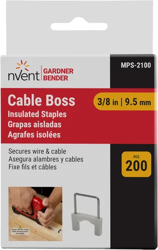Vista 4 de Gardner Bender MSG-501B - Pistola grapadora de cable resistente, grado profesional, asegura (NM) coaxial y cable de bajo voltaje, negro