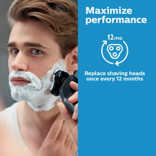 Vista 4 de Philips Norelco Cabezales de afeitar originales SH60/72 compatibles con Norelco Shaver Series 6000