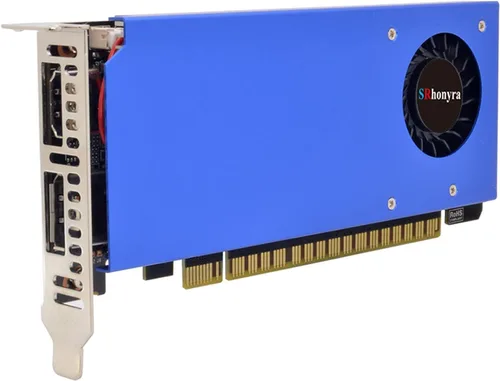 Tarjeta de video de perfil bajo GTX 1050 Ti 4GB GDDR5 128-Bit, HDMIx1 DisplayPortx1, PCIe 3.0 x16, HDCP 2.2 1050Ti HDMI y DP