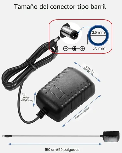 Adaptador universal de CA de la fuente de alimentación de 12V DC 2A