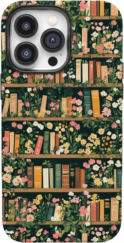 Vista 69 de Casely - Funda para iPhone 14 Pro Max, flores pintadas, Frida Kahlo Floral Girly, compatible con MagSafe