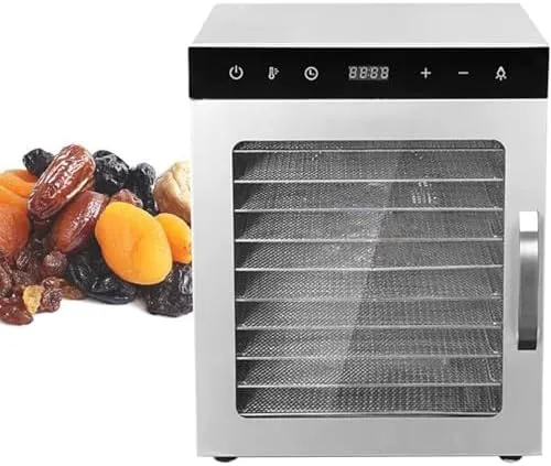 1000W Commercial Freeze Dryer, 12-Layer Food Dehydrator with Timer 0-24H, Adjustable Temp 86℉-194℉, Electric Fruit, Vegetable, Meat, Seafood Drying