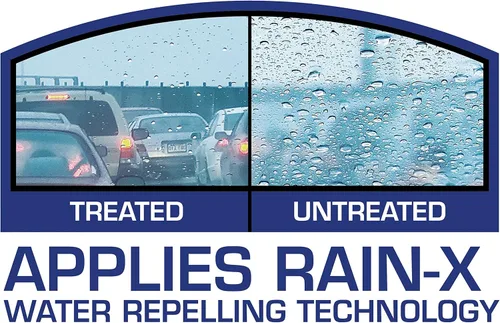 Vista 4 de Rain-X 5079283-2-5PK Latitude - Limpiaparabrisas repelente al agua 2 en 1, 17 pulgadas (paquete de 5)