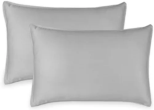 Vista 23 de Fundas de almohada Queen de Pure Bamboo, auténtica viscosa 100% orgánica derivada de bambú, lujosamente suaves y refrescantes, doble costura, cierre