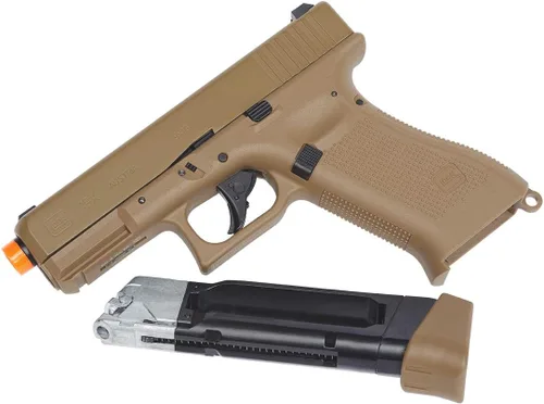 Vista 9 de Umarex Glock 19X con retroceso parcial de 6 mm BB Pistola de airsoft con cargador, capacidad de 14 balas