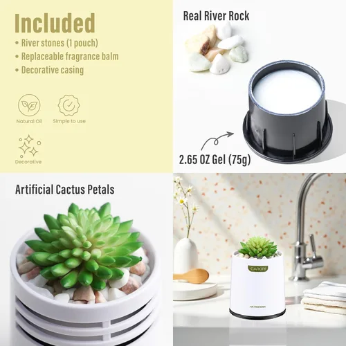 Vista 3 de Plantas suculentas artificiales con sutil aroma a vainilla, plantas de interior artificiales para decoración del hogar, pequeña planta falsa