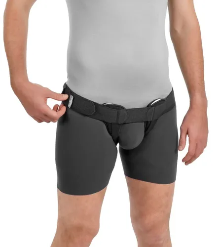 Vista 12 de Movibrace Cinturón de hernia inguinal para hombres y mujeres Braguero ajustable de soporte para hernia inguinal Izquierda, derecha o bilateral