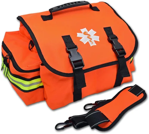 Vista 4 de Lightning X Products Pequeño EMT Medic First Responder Trauma EMS Jump Bag Con Divisores - Stealth Black