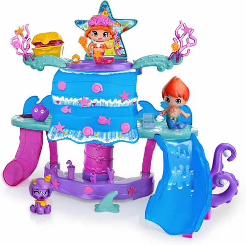Vista 2 de Pinypon 700013641 Mini Muñeca Set Piratas y Sirenas Magic Island con 2 Figuras