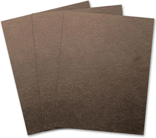 Vista 16 de Binditek Paquete de 100 cubiertas de presentación de papel con textura de grano de 0.51 pulgadas, 8-1/2 x 11 pulgadas, 90 libras, 250 GSM, sin