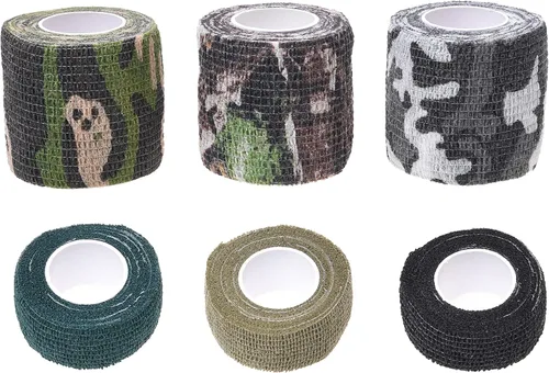 Vista 12 de Eco-Fused - Vendaje autoadhesivo - Vendaje para lesiones para mascotas, perros, gatos, caballos - Paquete de 12 - Vendajes para patas de perros