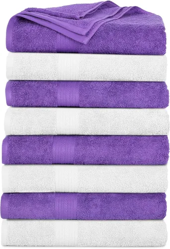 Vista 20 de Ample Decor Paquete de 4 toallas de mano de 600 GSM, 100% algodón, certificadas Oeko Tex, supersuaves, altamente absorbentes, de secado rápido