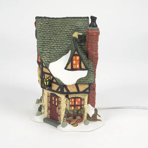 Vista 4 de Department 56 Dickens' Village E Tipler Agent Wine Spirits Building, porcelana, 6.89 pulgadas