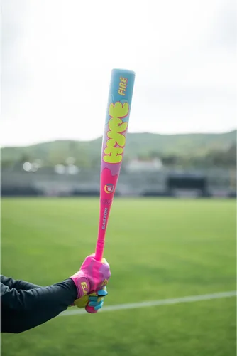 Vista 8 de Easton 2025 Hype FIRE Baseball Bat USSSA -5 / -8 / -10 Drop 2 3/4" Barrel 2 Pc. Composite