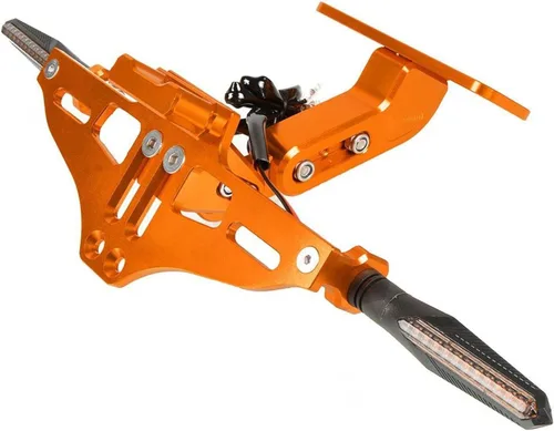 Vista 10 de Para VERSYS 1000 para KAWASAKI para VERSYS1000 2012 2013 2014 placa trasera de motocicleta soporte de marco trasero soporte de marco de luz de señal