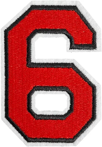 Vista 216 de 3 parches de números de 4.5 pulgadas, parche de números universitarios, apliques de números del 0 al 9 para ropa, vestido, sombrero, calcetines