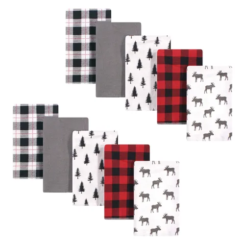 Vista 248 de Hudson Baby - Paños unisex de franela de algodón para bebé, avión, talla única