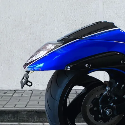 Vista 6 de Eliminador de guardabarros para motocicleta compatible con Boulevard M90 M109R M109 2006 2007 2008 2009 2010 2011 2012 2013 2014-2022 M109Rs M1800Rs