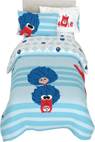 Vista 97 de Franco - Juego de ropa de cama coleccionable Nintendo Donkey Kong, 7 piezas, edredón reversible supersuave y juego de sábanas con funda