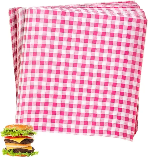 Vista 29 de 150 hojas de cera con estampado de café, envoltura a prueba de grasa, papeles pergaminos, forro para freidora de aire, forros para cestas