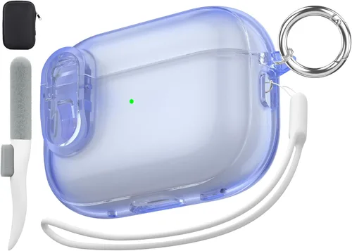 Vista 64 de Funda Valkit Compatible para AirPods Pro, Funda Protectora Transparente y Suave a Prueba de Golpes para AirPods Pro Gen 2ª/1ª (2023/2022/2019)