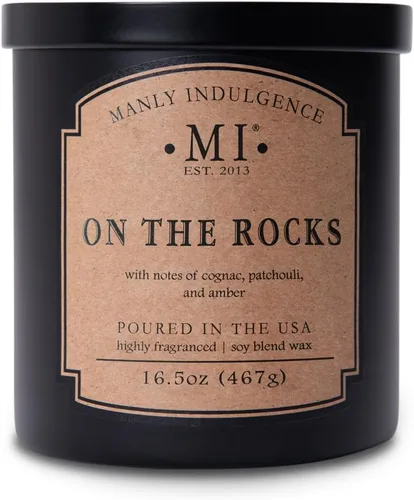 Vista 35 de Manly Indulgence After Hours - Velas perfumadas para hombres, 16.5 onzas, una sola mecha, cera de mezcla de soja premium, 60 horas de combustión