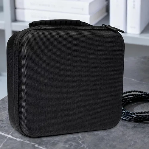 Vista 4 de Portable Carrying Case Small Electronic Accessories Storage Bag Organizer Storage Case for Phone Earbuds Mobile HDD