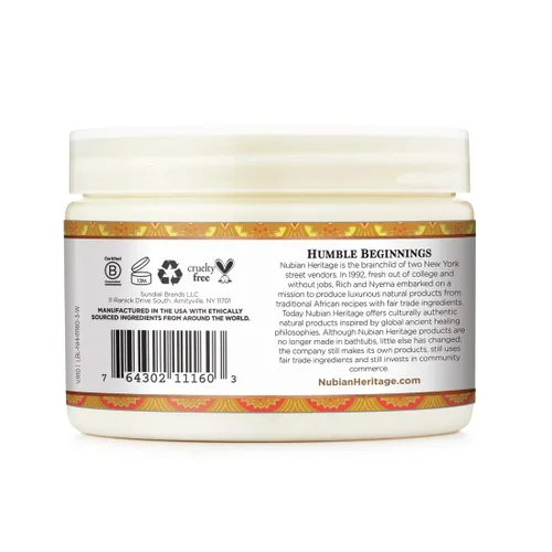 Vista 3 de Nubian Heritage Indian Hemp Deep Conditioner Hair Mask For Weak Hair Masque Deep Conditioner for Weak Hair 11 oz