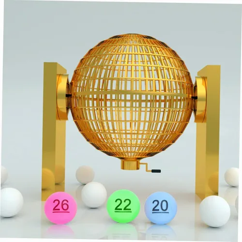Vista 5 de PRETYZOOM 30 bolas de bingo numeradas del 1 al 30, bolas de juego multicolor, 1.6 in