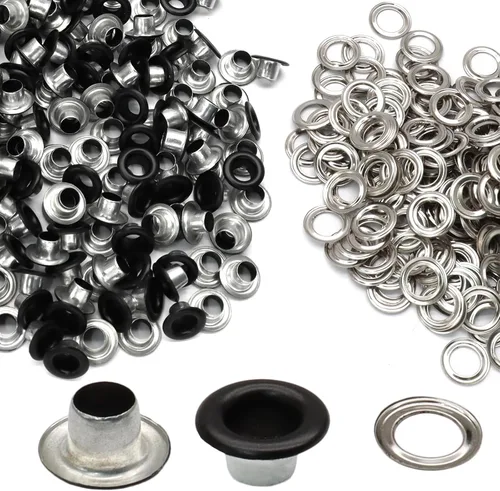 Vista 31 de Litoexpe Ojales Pequeños de 1.5MM, 200 Piezas, Ojales Autoadhesivos para Núcleos de Cuentas, Ropa, Cuero, Lona (Latón Antiguo)