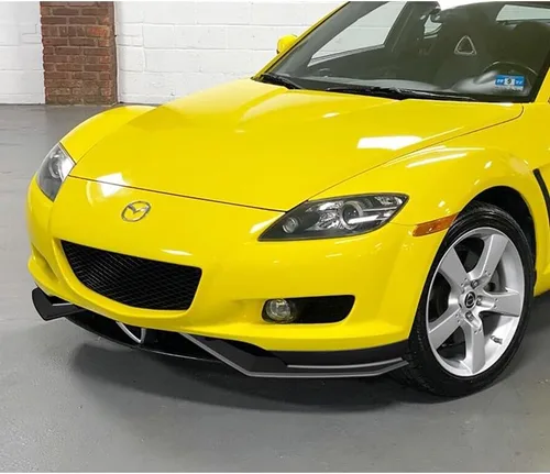 Vista 5 de EPARTS - Juego de 2 piezas de plástico ABS para parachoques delantero estilo MS, protección compatible con Mazda RX-8 2004, 2005, 2006, 2007, 2008