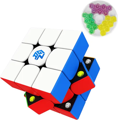 Vista 11 de Bukefuno GAN 356 Maglev Flagship Cubo 3x3 GAN 356 M Maglev Speed Rompecabezas magnético sin calcomanías, cubos mágicos GAN356 Maglev 3x3