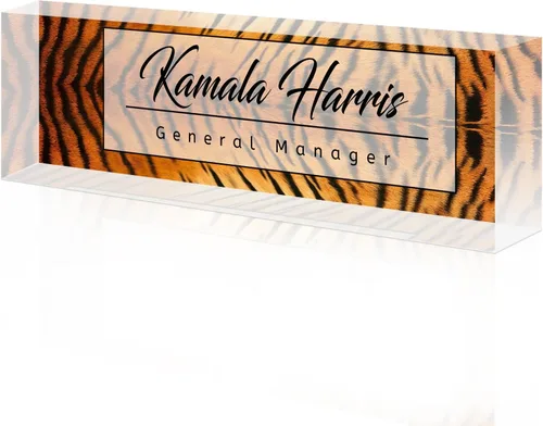 Vista 37 de Desk Name Plate Custom, Acrylic Name Plate, Personalized Name Plates for Office Gifts,Desk Decor,Teacher,Employee Appreciation Gifts
