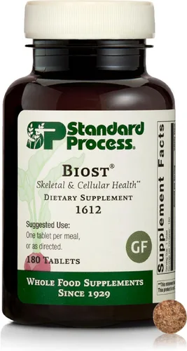 Standard Process Biost - Suplemento de salud esquelética y celular - Ayuda a dientes fuertes y huesos saludables - Sin gluten, sin lácteos y sin