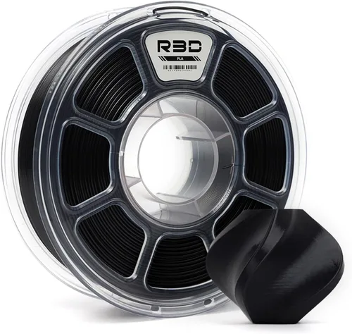 R3D Filamento PLA de 0.069 in, 0.000-14.567 in/s de impresión de ácido poliláctico de alta velocidad, precisión dimensional +/- 0.001 in, filamento