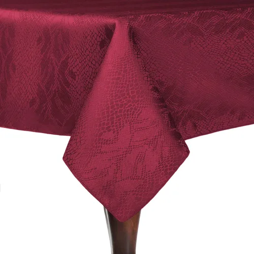 Vista 4 de Ultimate Textile Modern Damask Kenya - Mantel cuadrado (72 x 72 pulgadas), color negro