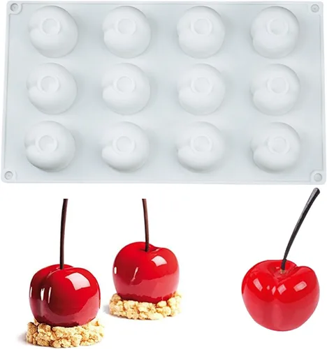 Vista 13 de OCPO KITCHEN Moldes de silicona con forma de corazón 3D para hornear pasteles de mousse, molde de silicona 3D para dulces, pastelería, chocolate