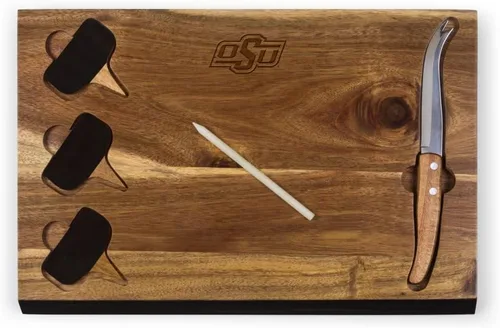 Vista 44 de PICNIC TIME NCAA NCAA - Juego de tablas de cortar y herramientas de queso de acacia Delio unisex para adultos