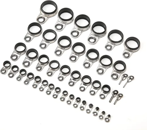 Vista 6 de 41 in 1 Set Rosting Tackle Fishing Rod s, Fishing Accessory with Less Steel and Ceramic l, Tips for Rock Castis